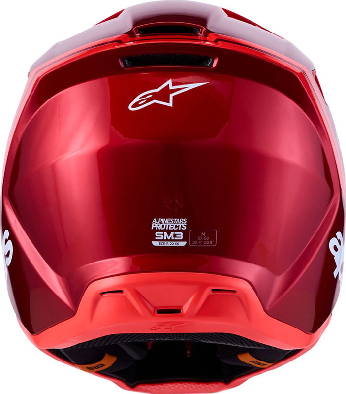 HELMET SM3 RADIUM RED/WHT L