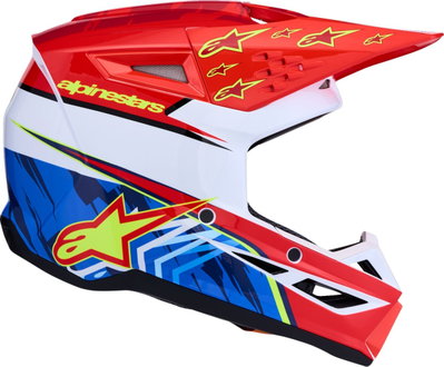 HELMET YTH SM3 FALCON RD/WH/BL