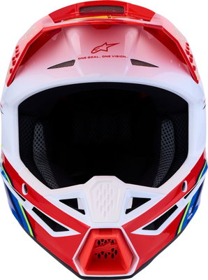 HELMET YTH SM3 FALCON RD/WH/BL