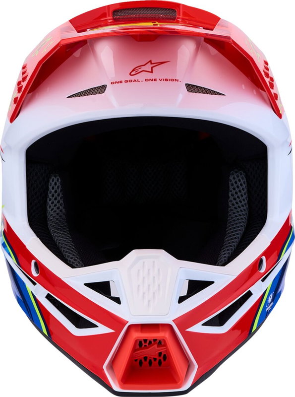 HELMET YTH SM3 FALCON RD/WH/BL