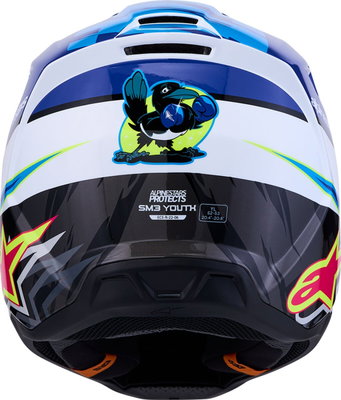 HELMET YTH SM3 FALCON BL/BK/PK