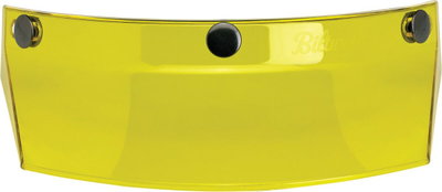 VISOR MOTO 3-SNAP YELLOW