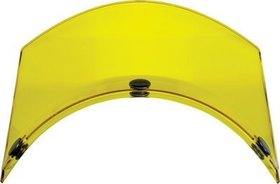 VISOR MOTO 3-SNAP YELLOW