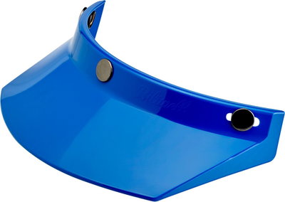 VISOR MOTO 3-SNAP BLUE