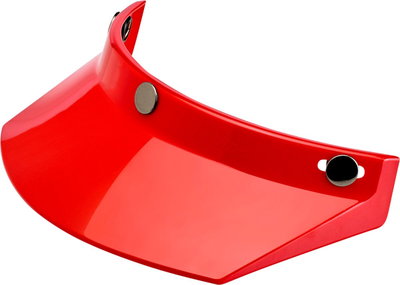VISOR MOTO 3-SNAP RED