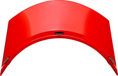 VISOR MOTO 3-SNAP RED