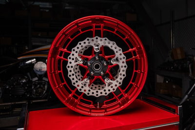 WHEEL FLATLINE 19 X 3.25 RED
