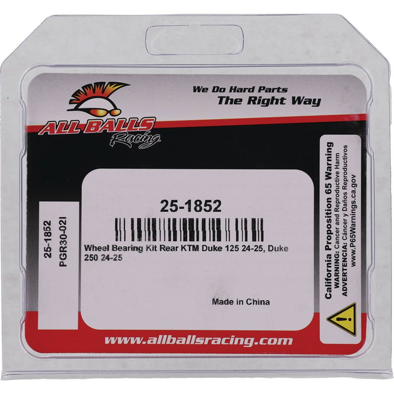 BEARING KIT WHEEL KTM