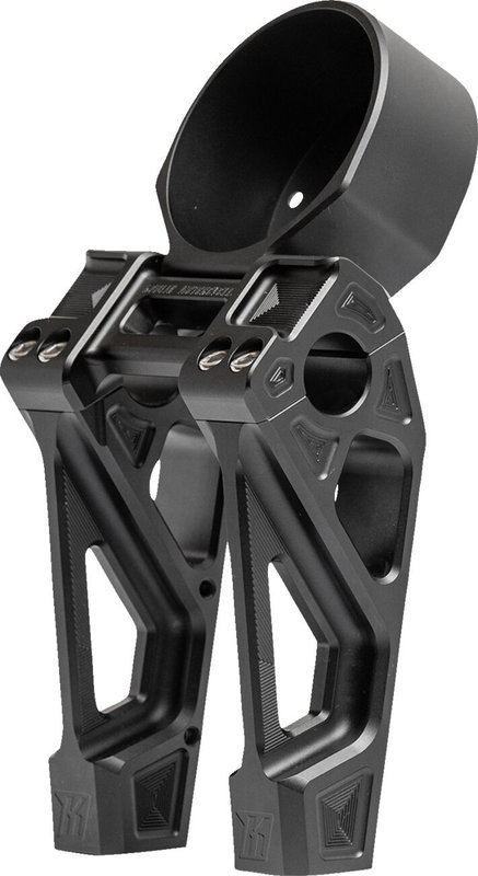 RISER & CLAMP FASTBACK 6 BLACK