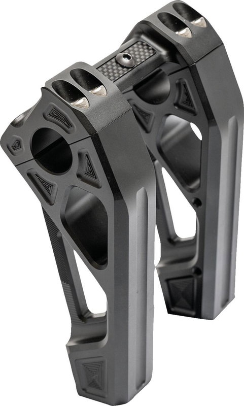 RISER & CLAMP FASTBACK 6 BLACK