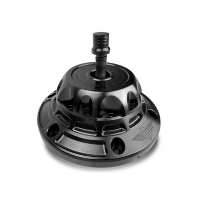 GAS CAP - FLT 24-UP - BLACK/BL