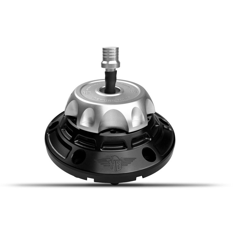 GAS CAP - FLT 24-UP - BLACK/SI