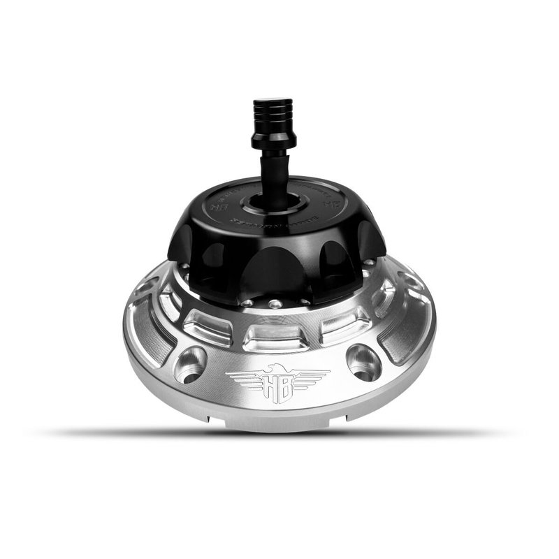 GAS CAP - FLT 24-UP - SILVER/B