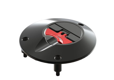 FUEL CAP VER. 2 BLACK/RED YAMA