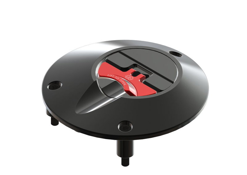 FUEL CAP VER. 2 BLACK/RED YAMA