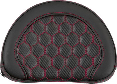 PAD BR CONTOURED HC RED STITCH
