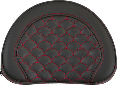 PAD BR CONTOURED DS RED STITCH