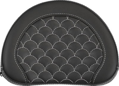 PAD BR CONTOURED DS WHT STITCH