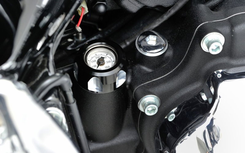 OIL TEMP. DIP STICK M8 BLACK B