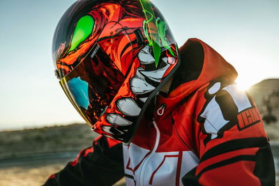 ICON HELMET AFRM MANIC'R RED L