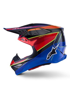 HELMET S-M10 ERA BLUE/RED/YL 2