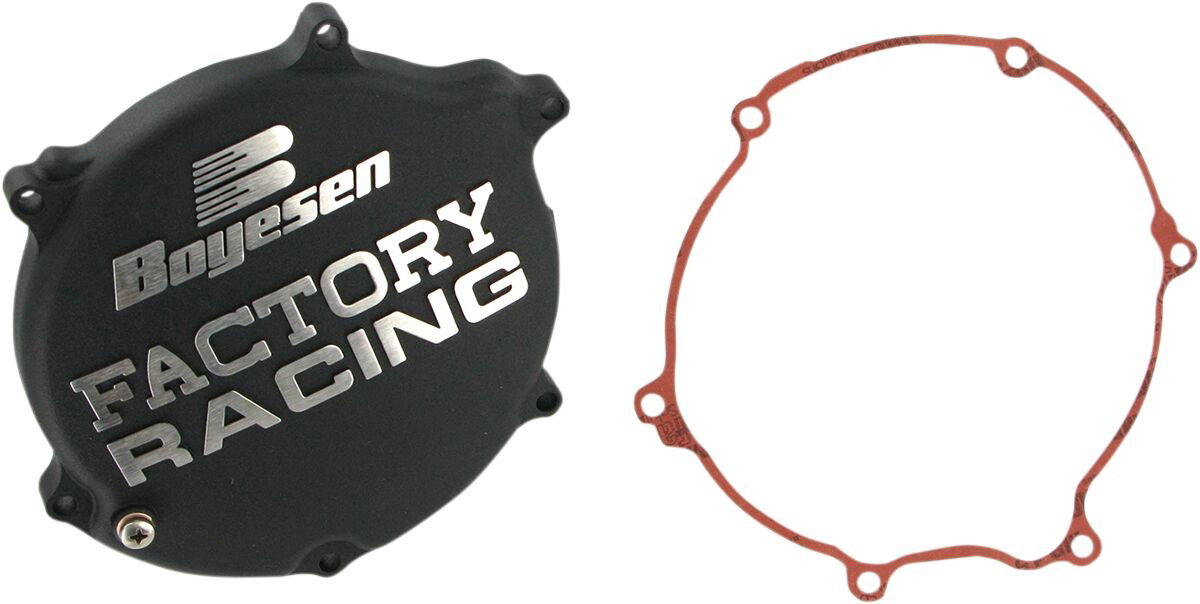 CLUTCH COVER KX125 BLK