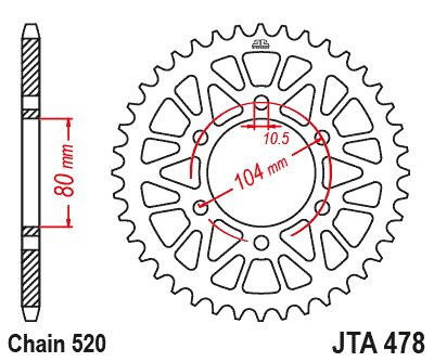 SPROCKET RL 48T BLK