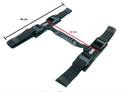 STRAP TOP/SIDE CASE HEAVY BLAC