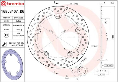 BRAKE DISC FIX FR