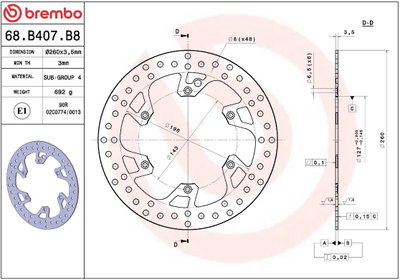 BRAKE DISC FIX FR