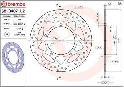 BRAKE DISC FIX FR