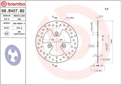 BRAKE DISC FIX FR