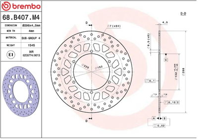 BRAKE DISC FIX FR