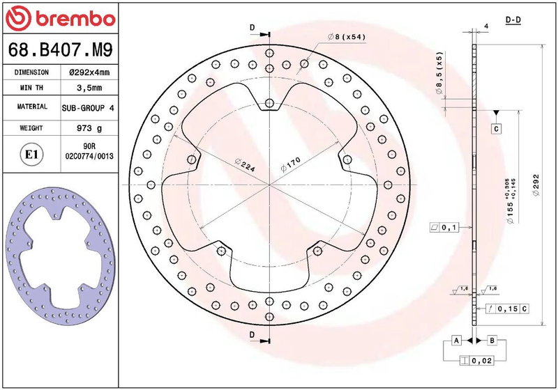 BRAKE DISC FIX FR