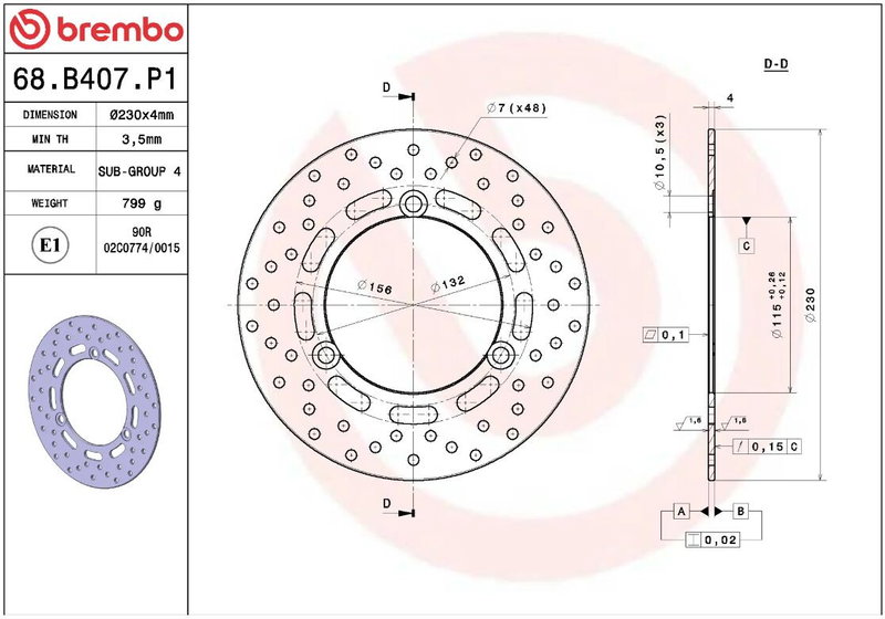 BRAKE DISC FIX FR