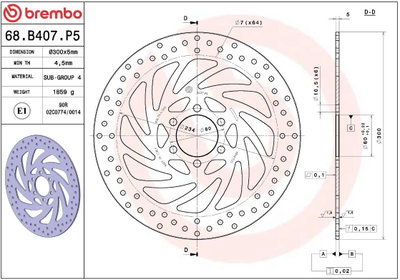 BRAKE DISC FIX FR
