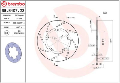 BRAKE DISC FIX FR/RR