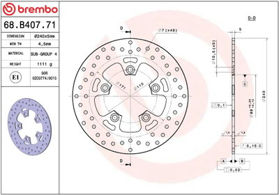 BRAKE DISC FIX FR/RR
