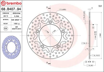 BRAKE DISC FIX FR/RR