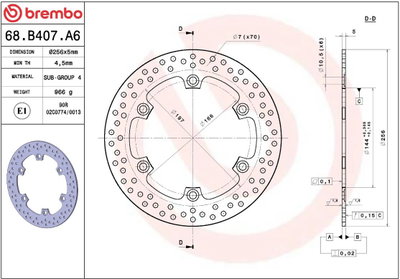 BRAKE DISC FIX FR/RR