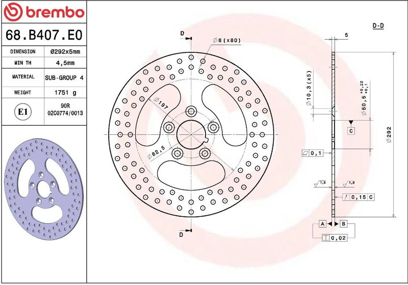 BRAKE DISC FIX FR/RR