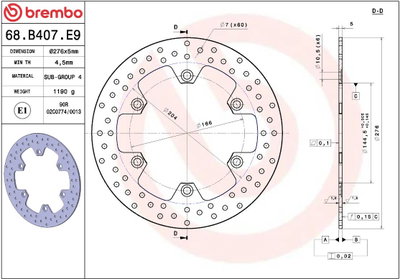 BRAKE DISC FIX FR/RR