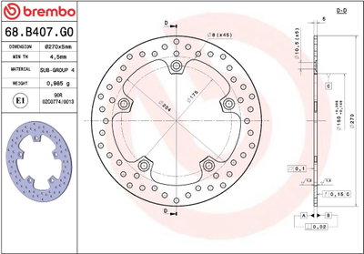 BRAKE DISC FIX FR/RR