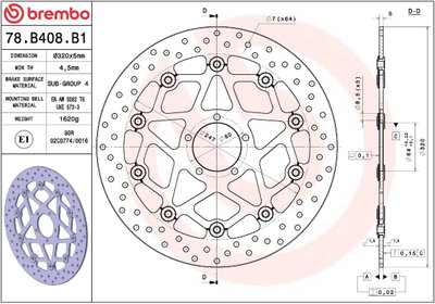 BRAKE DISC FLOAT FR