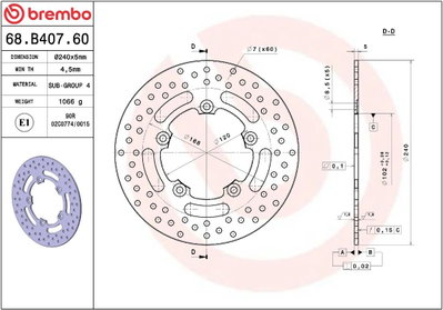BRAKE DISC FIX RR
