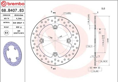 BRAKE DISC FIX RR