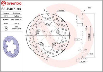 BRAKE DISC FIX RR