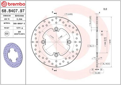 BRAKE DISC FIX RR