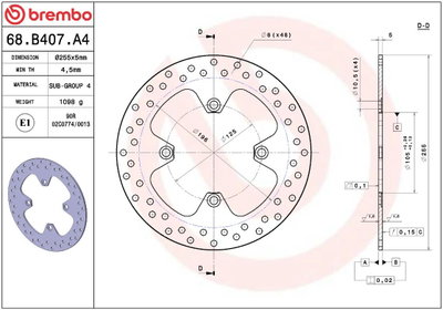 BRAKE DISC FIX RR