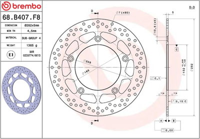BRAKE DISC FIX RR